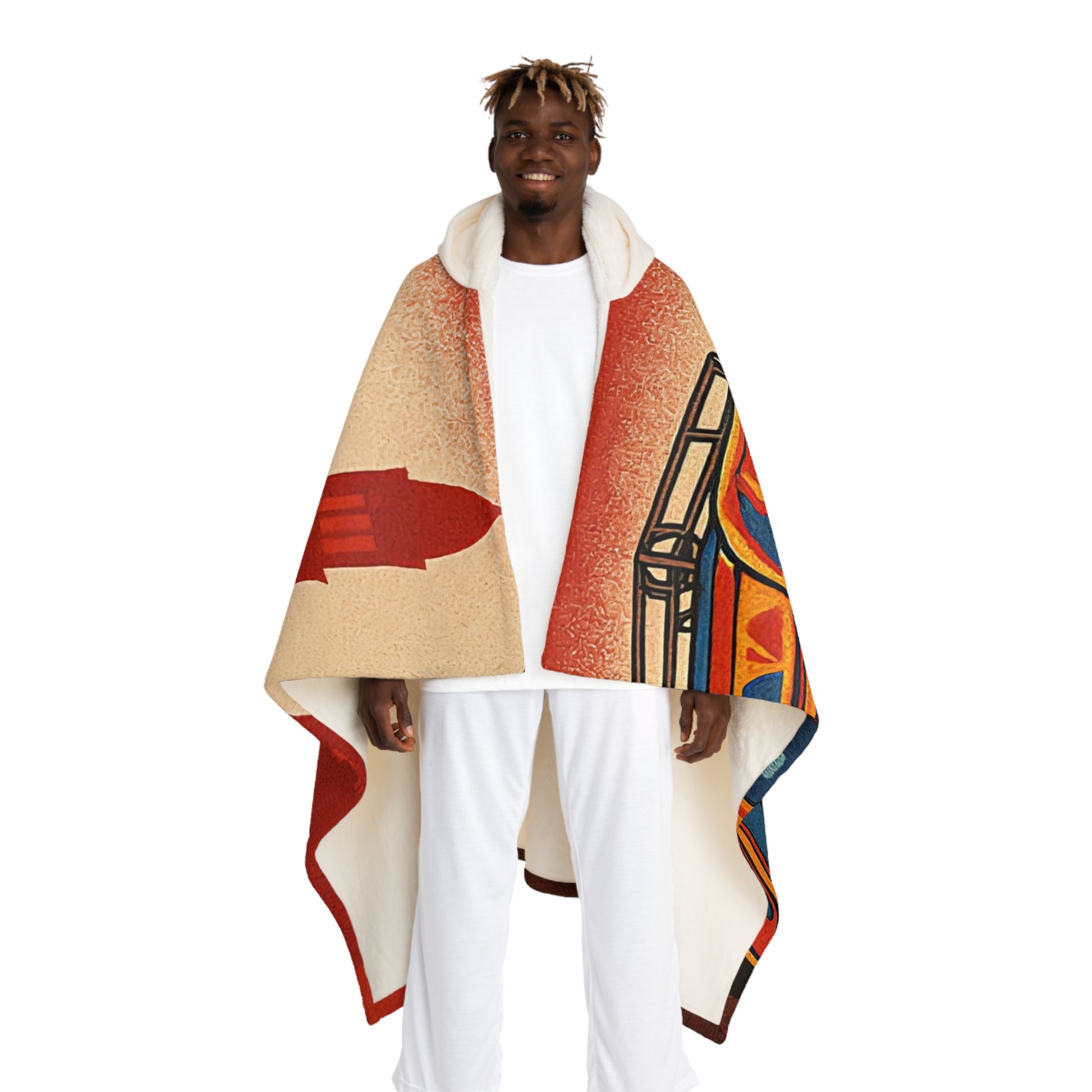 Springfield is ONE Hooded Sherpa Fleece Blanket