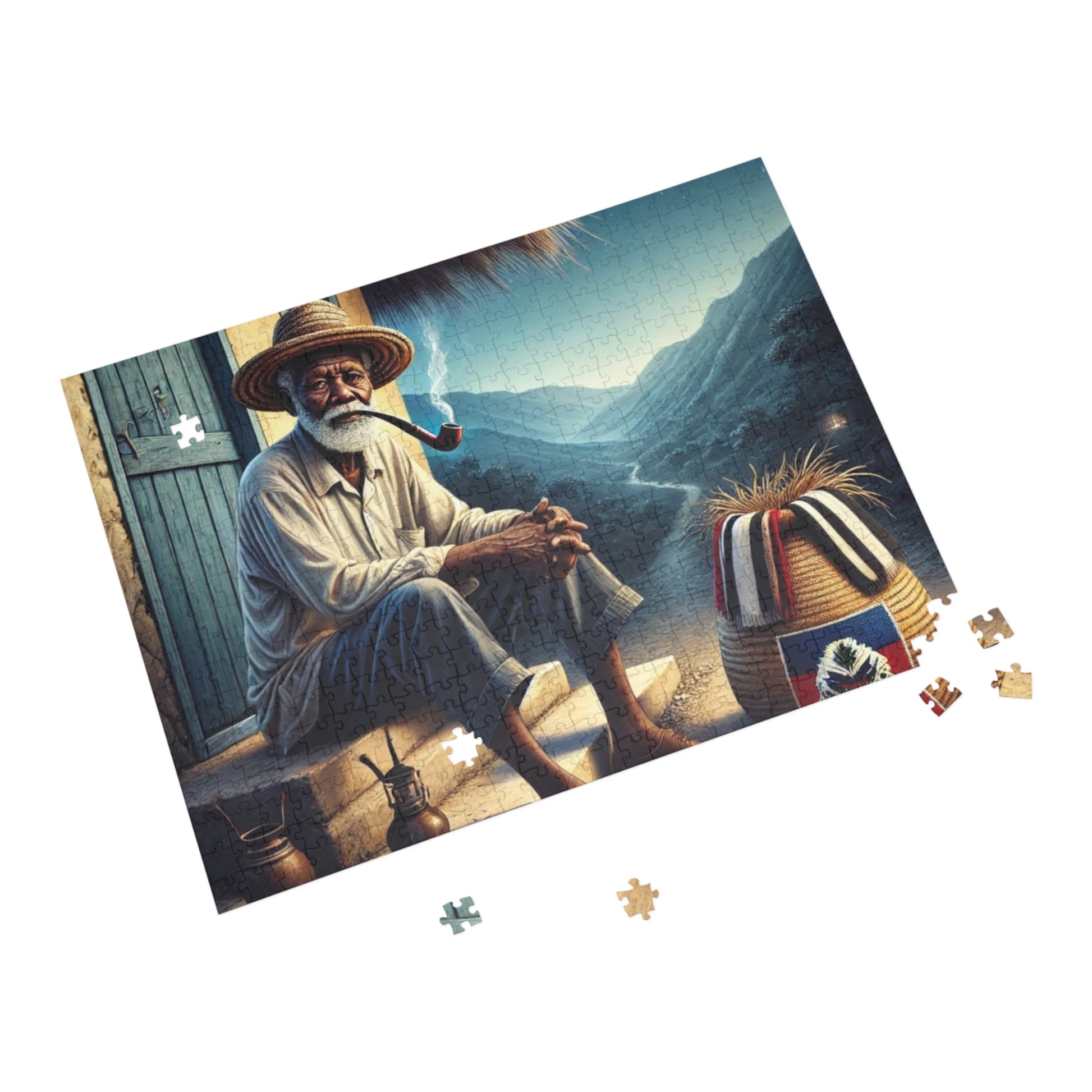 Lento Puzzle - 96, 252, 500, 1000 Pieces, Scenic Art Puzzle for Relaxation, Gift for Puzzle Lovers, Stress Relief Activity, [...]