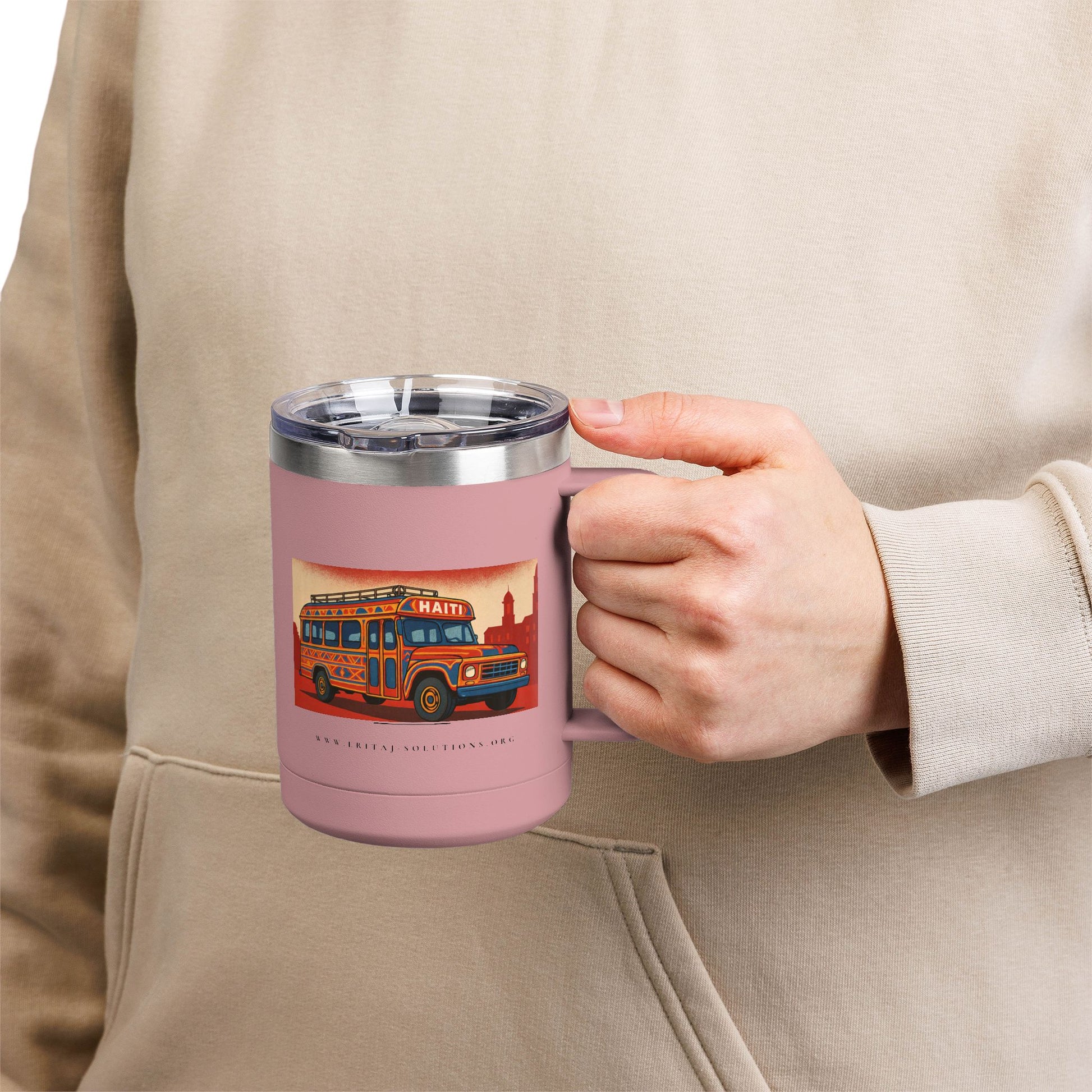 TapTap 1 Coffee Mug, Motivational Tumbler, Gift for Coffee Lovers, Unique Drinkware for Home, Office, Birthday Present