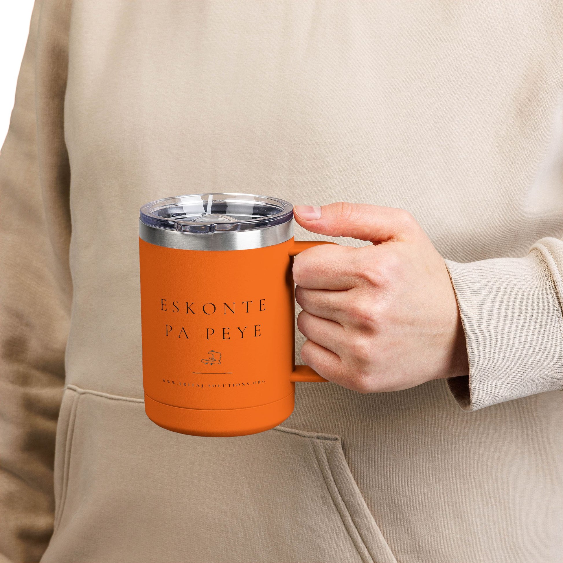Eskonte pa Peye Coffee Mug, Motivational Tumbler, Gift for Coffee Lovers, Unique Drinkware for Home, Office, Birthday Present