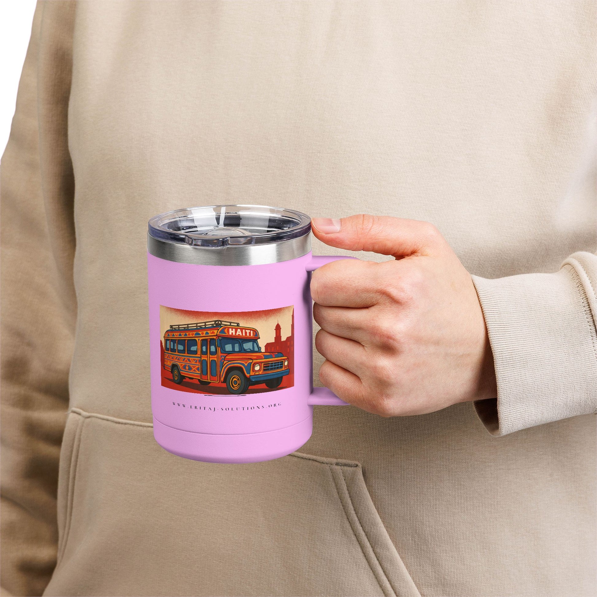 TapTap 1 Coffee Mug, Motivational Tumbler, Gift for Coffee Lovers, Unique Drinkware for Home, Office, Birthday Present