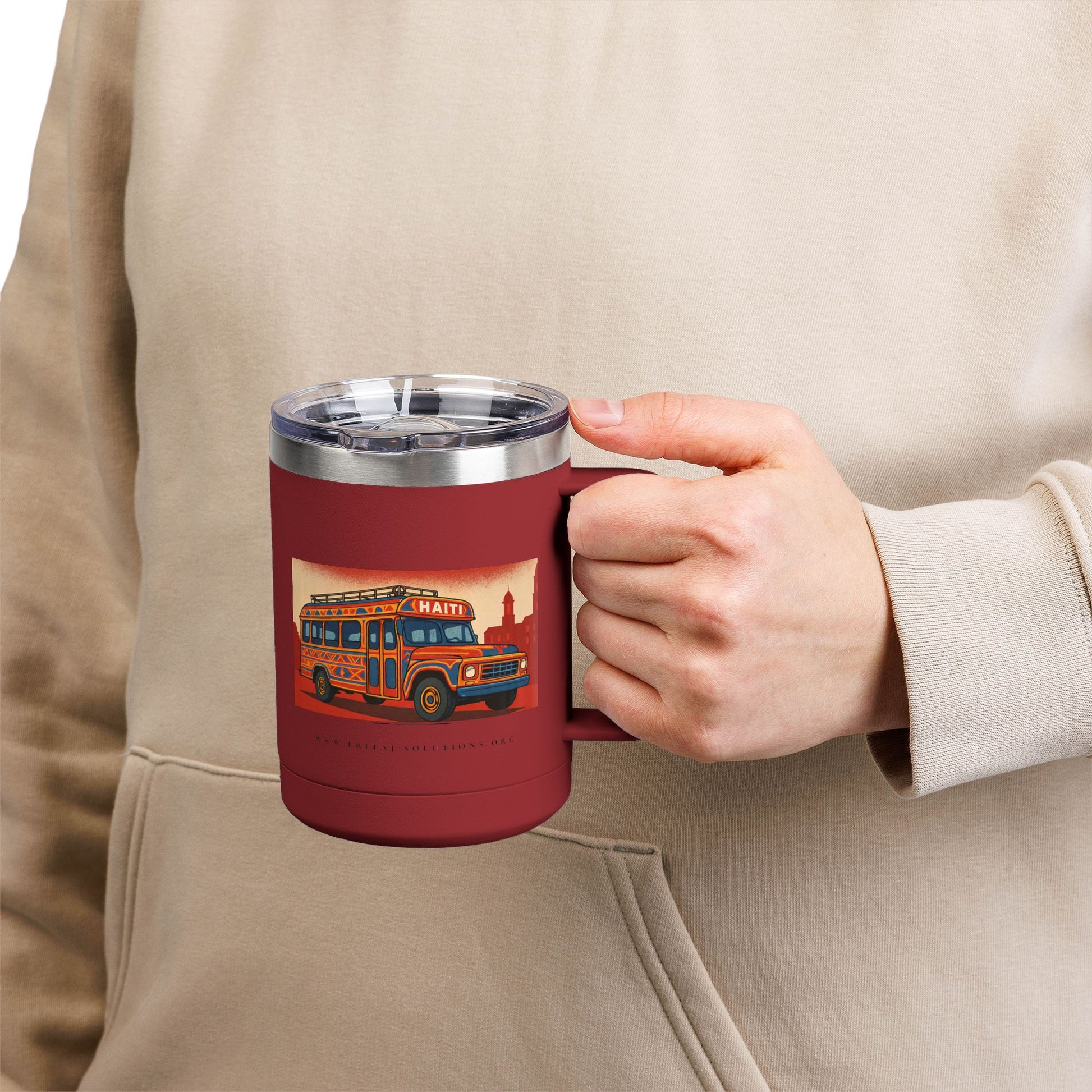 TapTap 1 Coffee Mug, Motivational Tumbler, Gift for Coffee Lovers, Unique Drinkware for Home, Office, Birthday Present