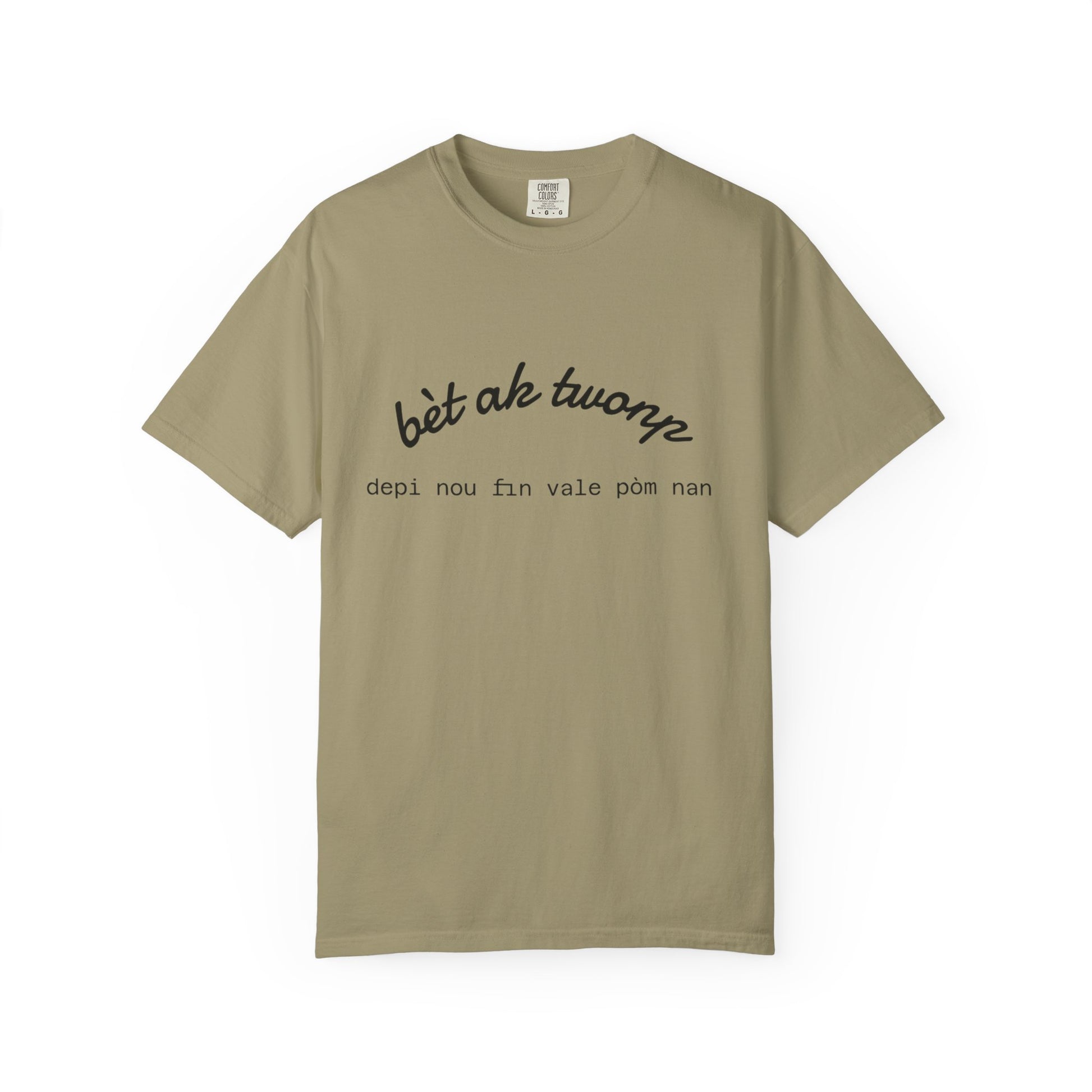 Bèt ak Twonp Funny Haitian Tee
