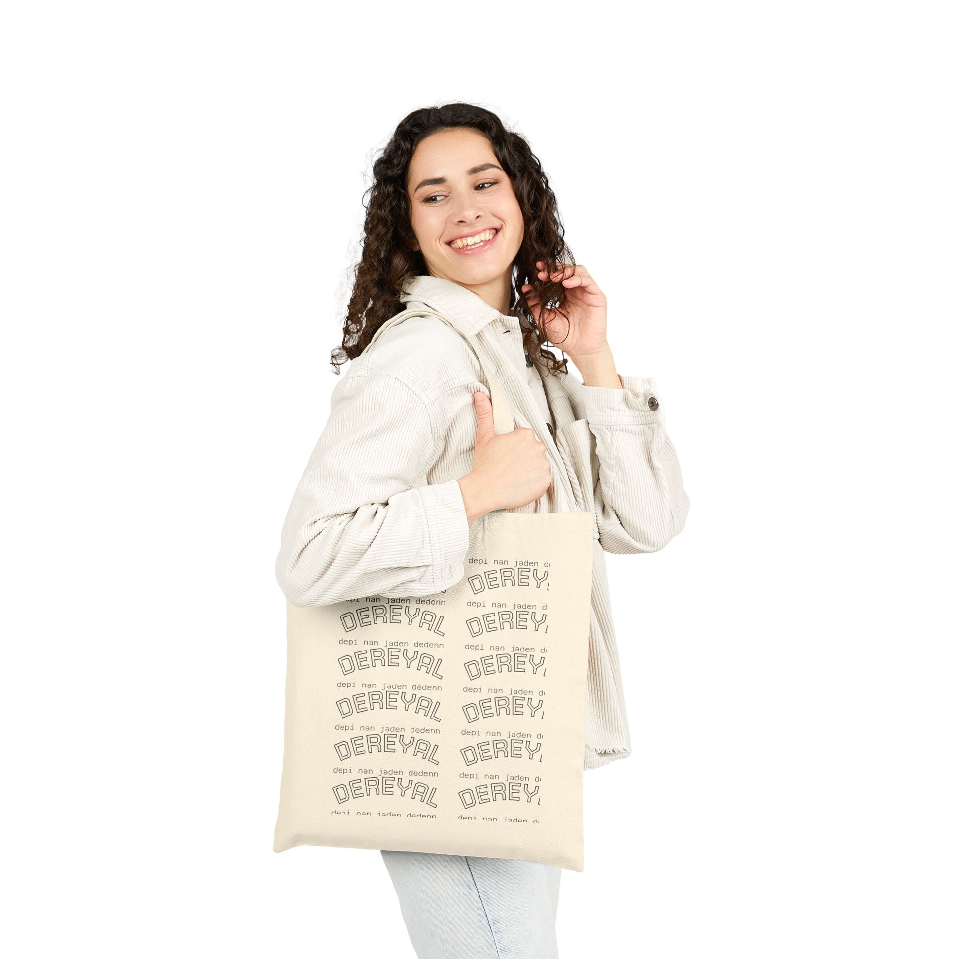 Dereyal Cotton Canvas Tote Bag Reusable