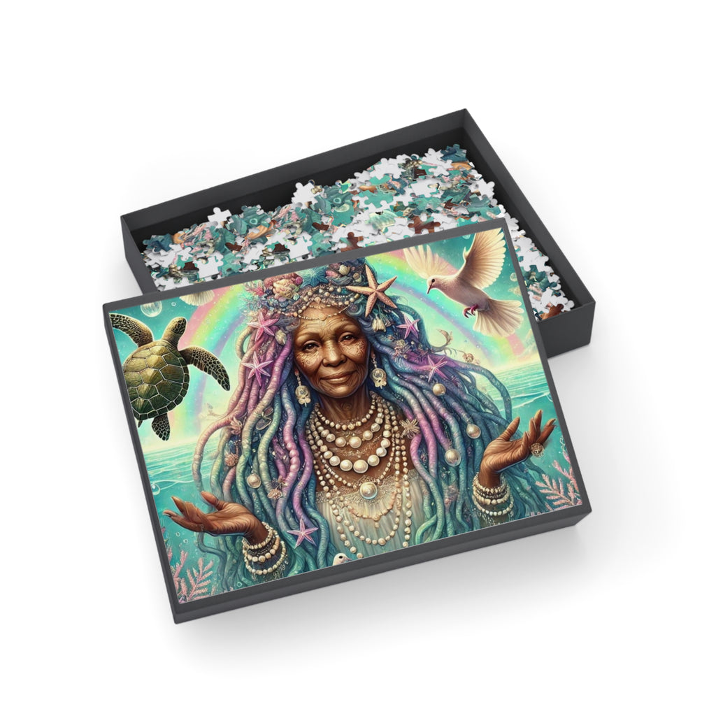 Puzzle - Mystical Mermaid Mother 1000-Piece