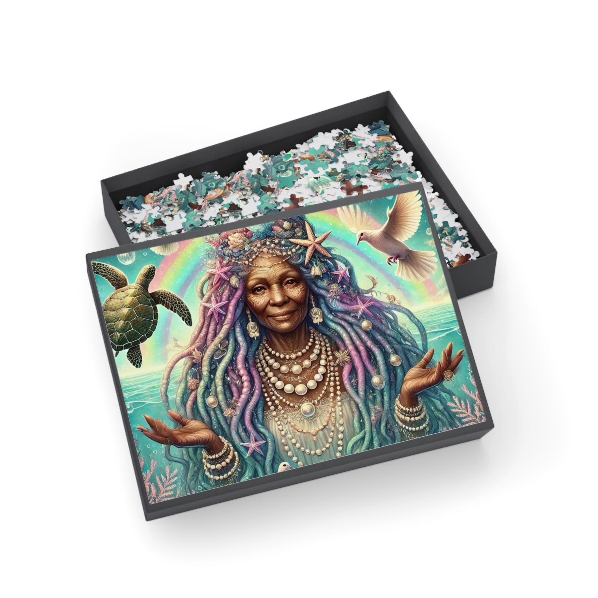 Puzzle - Mystical Mermaid Mother 1000-Piece