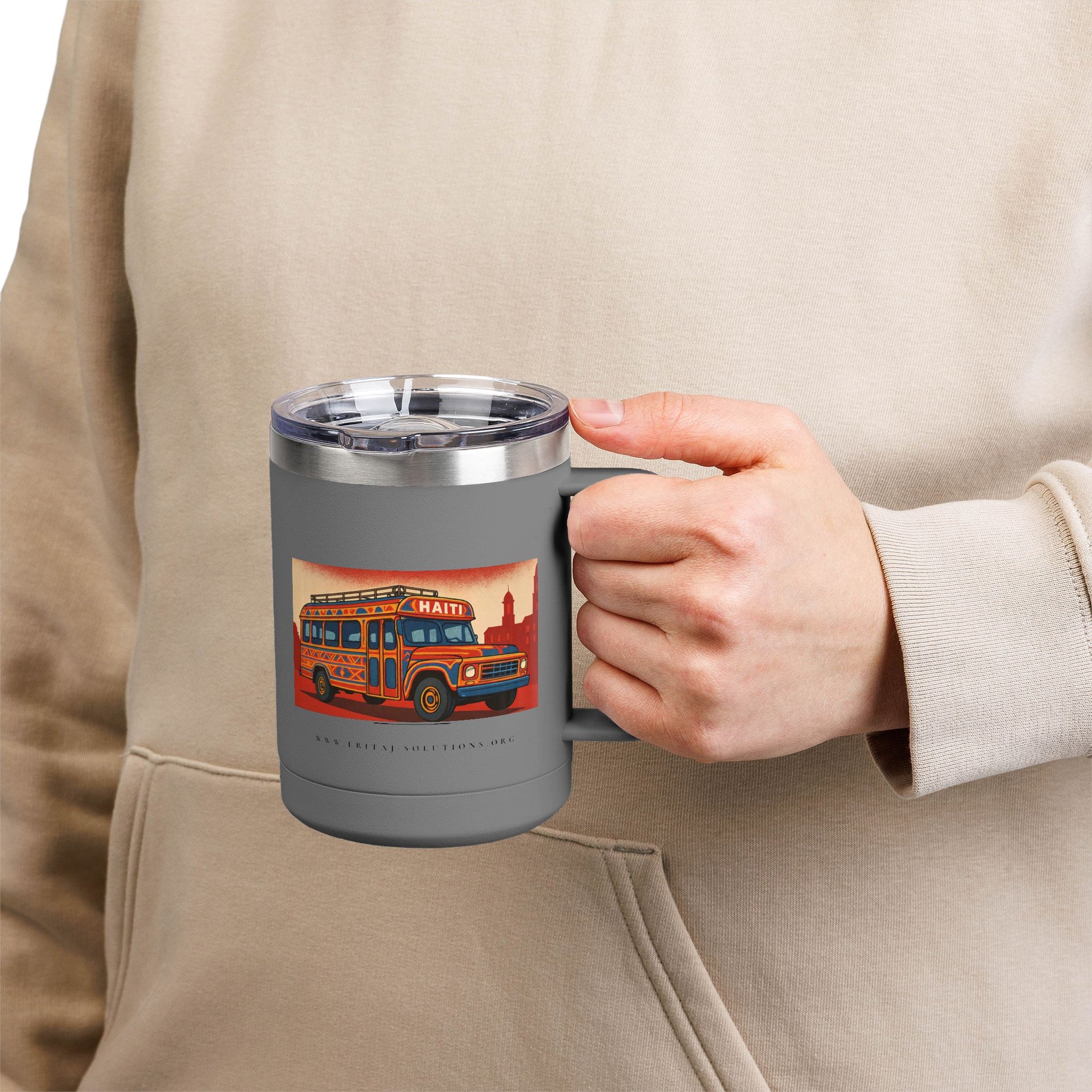 TapTap 1 Coffee Mug, Motivational Tumbler, Gift for Coffee Lovers, Unique Drinkware for Home, Office, Birthday Present