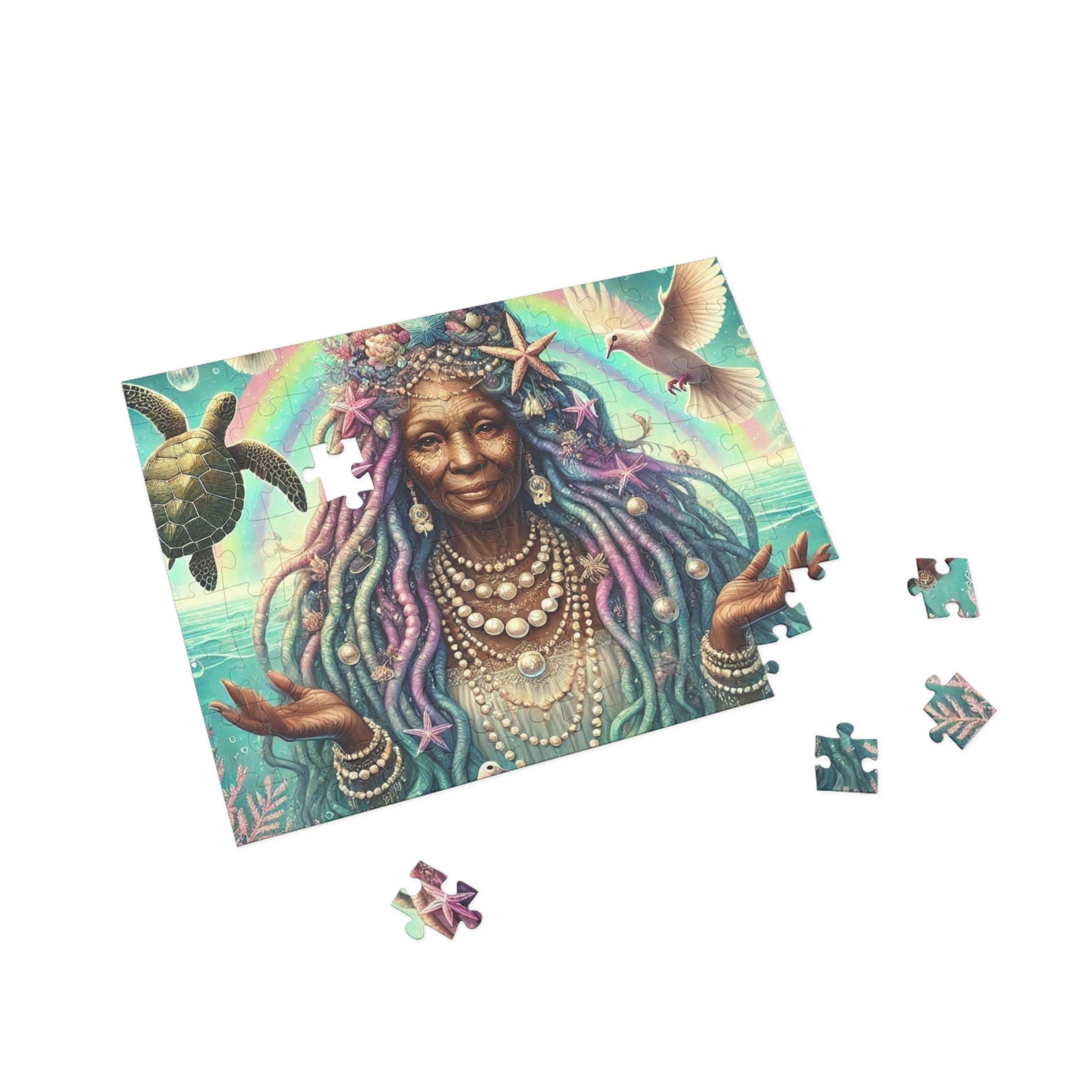 Puzzle - Mystical Mermaid Mother 1000-Piece