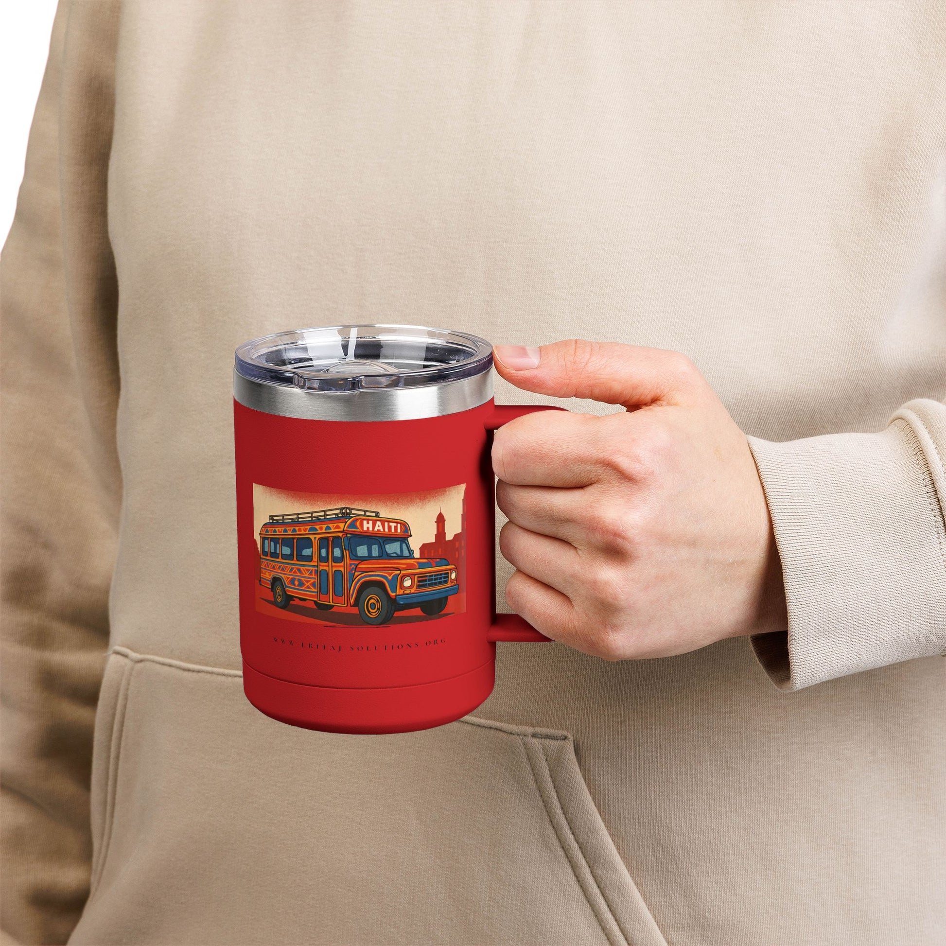 TapTap 1 Coffee Mug, Motivational Tumbler, Gift for Coffee Lovers, Unique Drinkware for Home, Office, Birthday Present