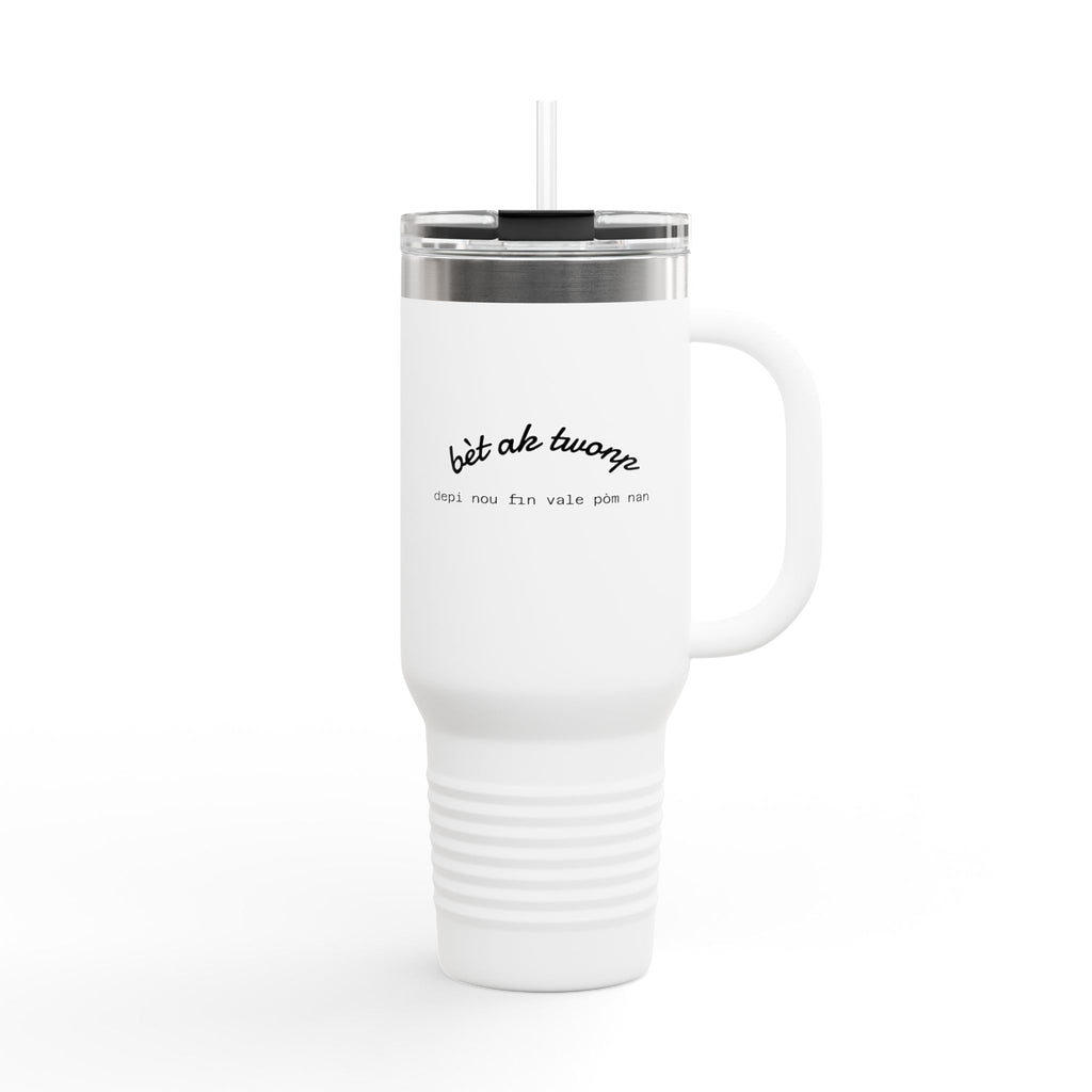 Bèt ak Twonp Insulated Travel Mug | 40oz