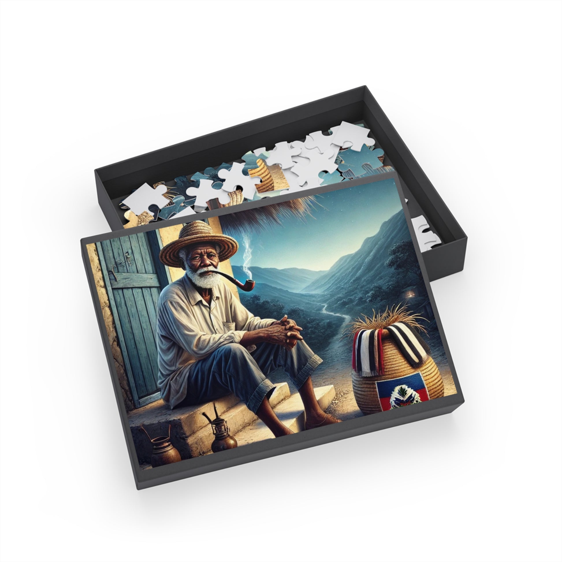Lento Puzzle - 96, 252, 500, 1000 Pieces, Scenic Art Puzzle for Relaxation, Gift for Puzzle Lovers, Stress Relief Activity, [...]