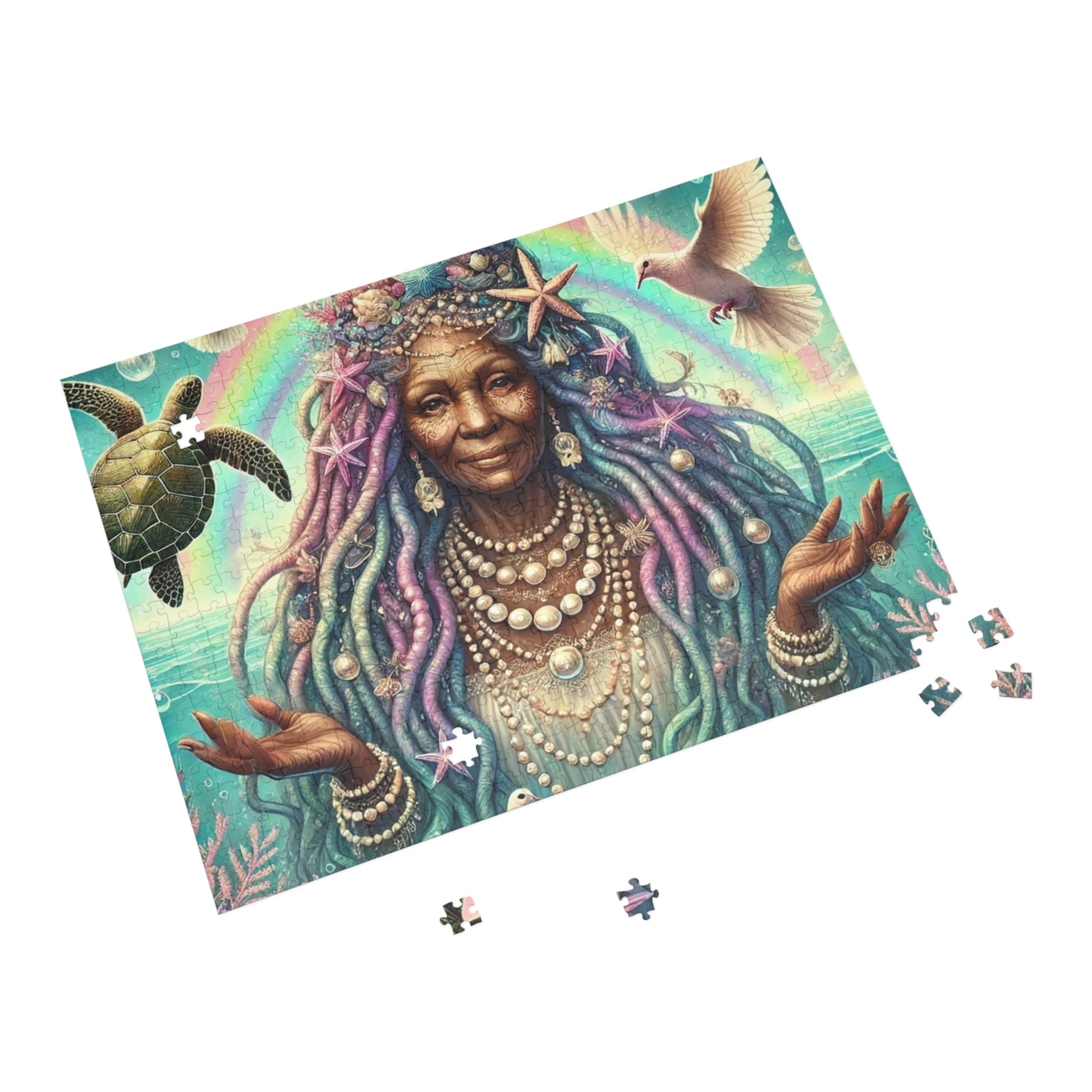 Puzzle - Mystical Mermaid Mother 1000-Piece