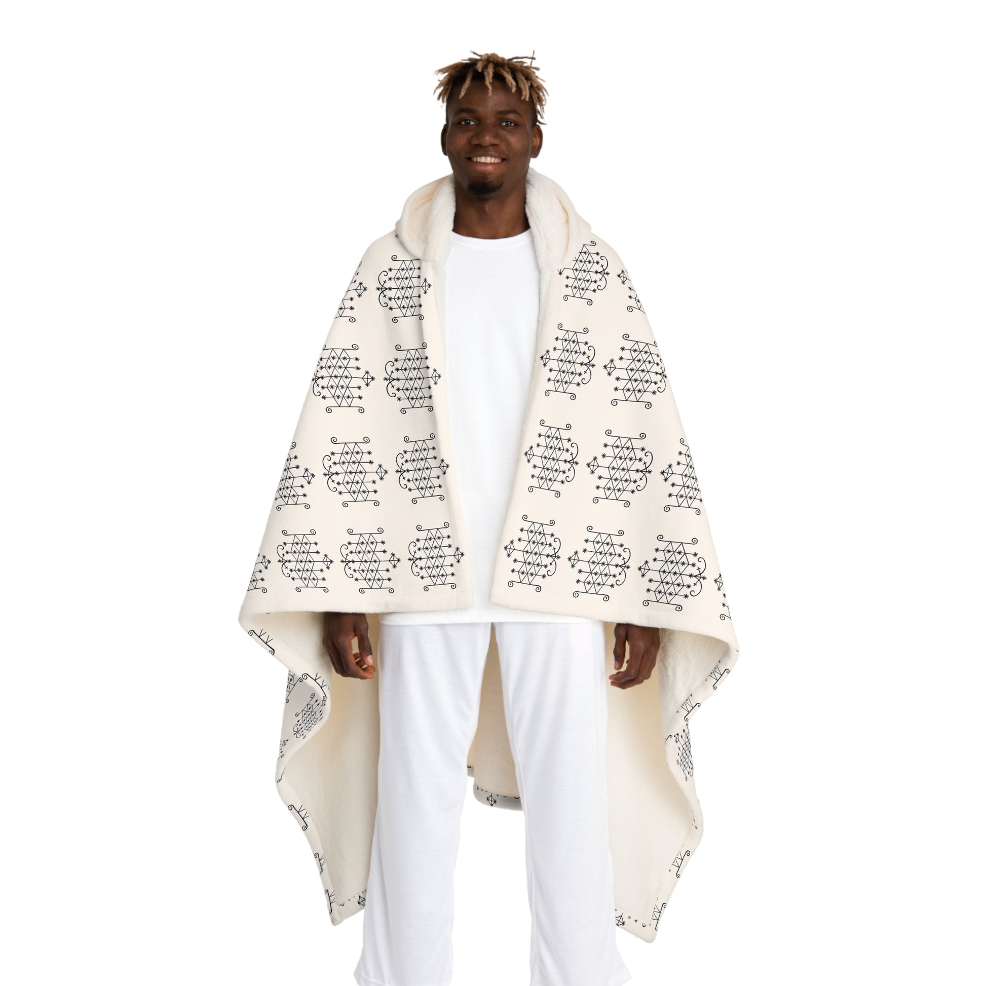 Lasirèn Hooded Sherpa Fleece Blanket