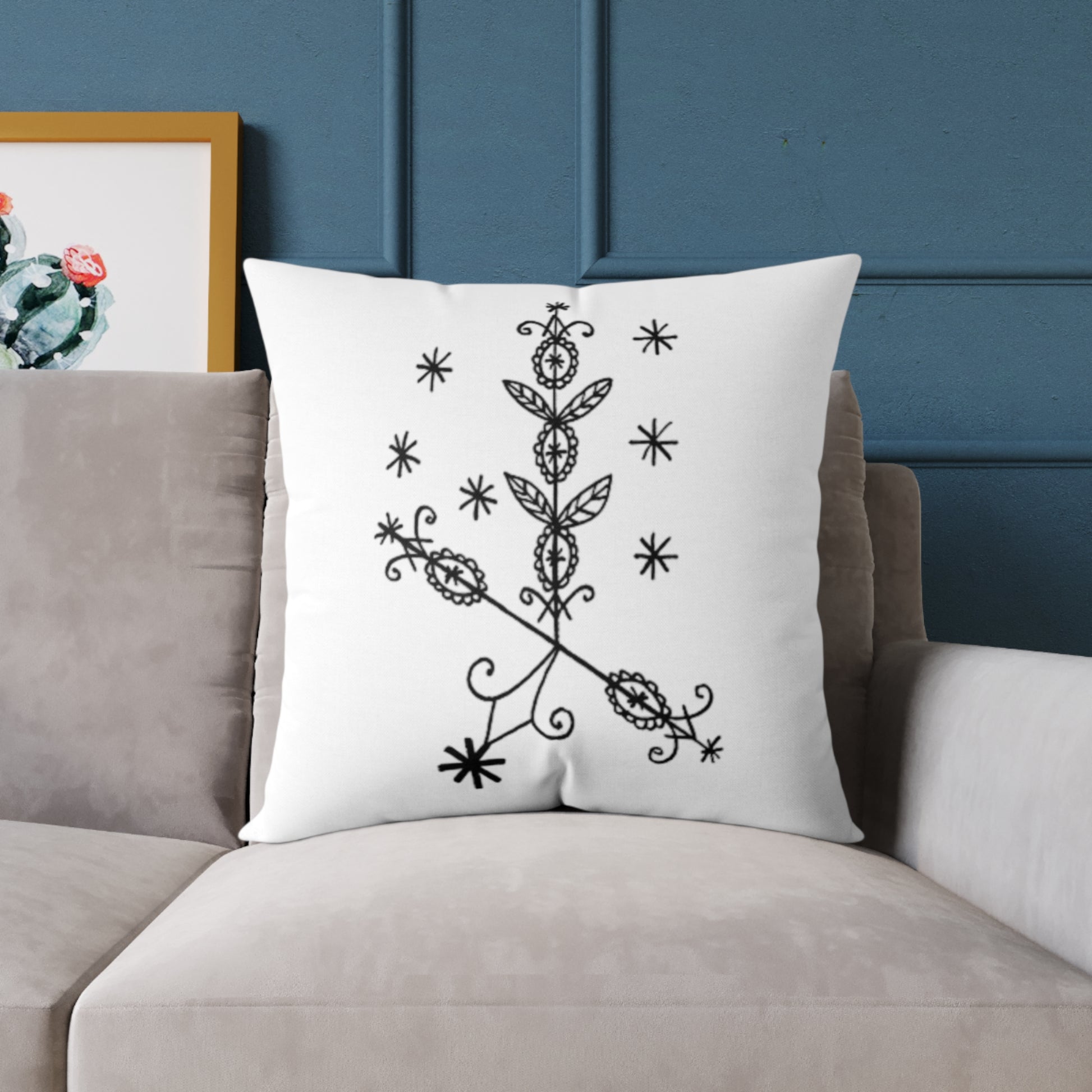 Filomiz Square Pillow, Double sides Cushion
