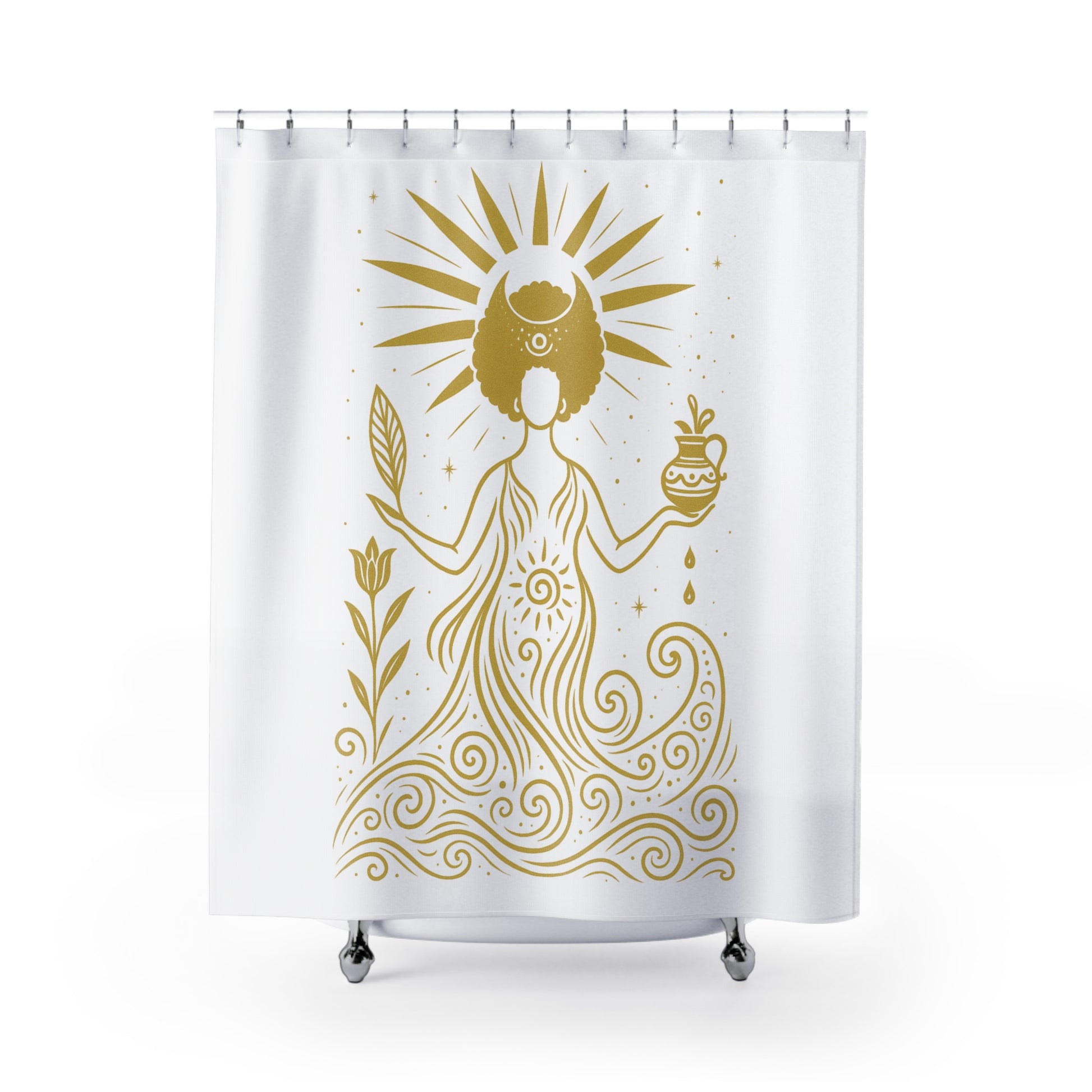 Oshun Goddess Shower Curtain