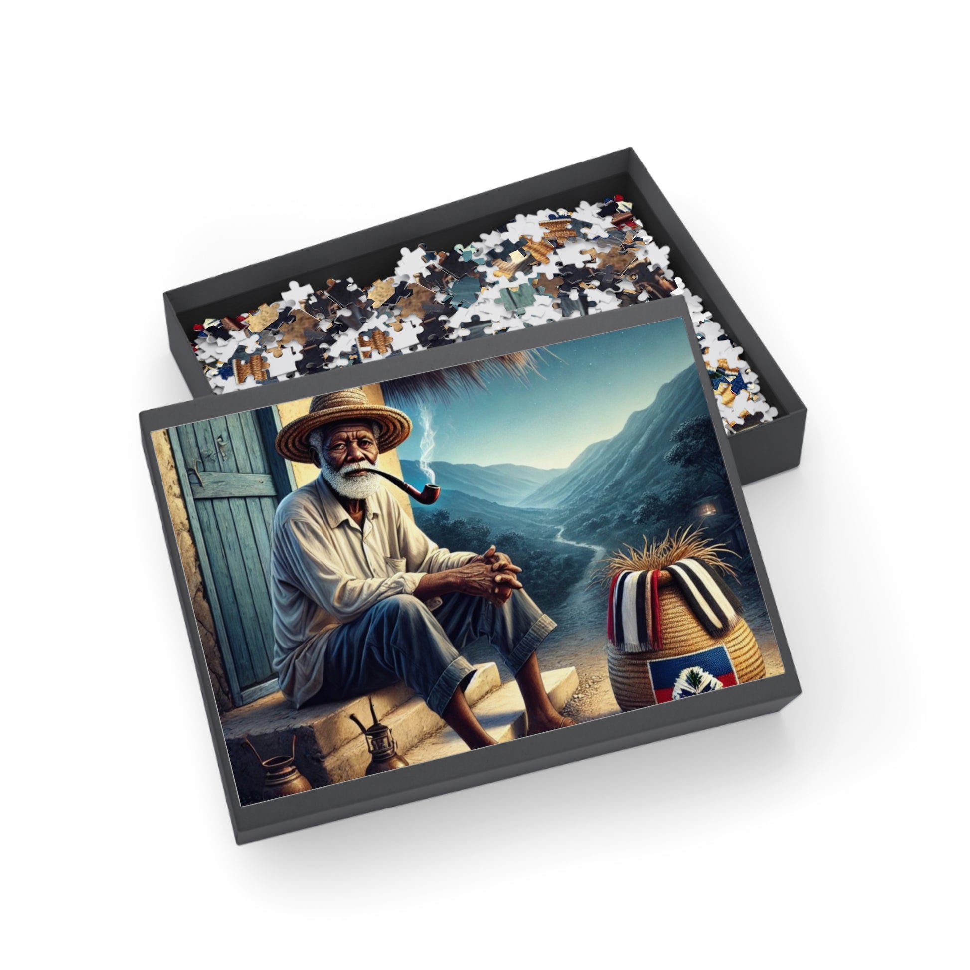 Lento Puzzle - 96, 252, 500, 1000 Pieces, Scenic Art Puzzle for Relaxation, Gift for Puzzle Lovers, Stress Relief Activity, [...]