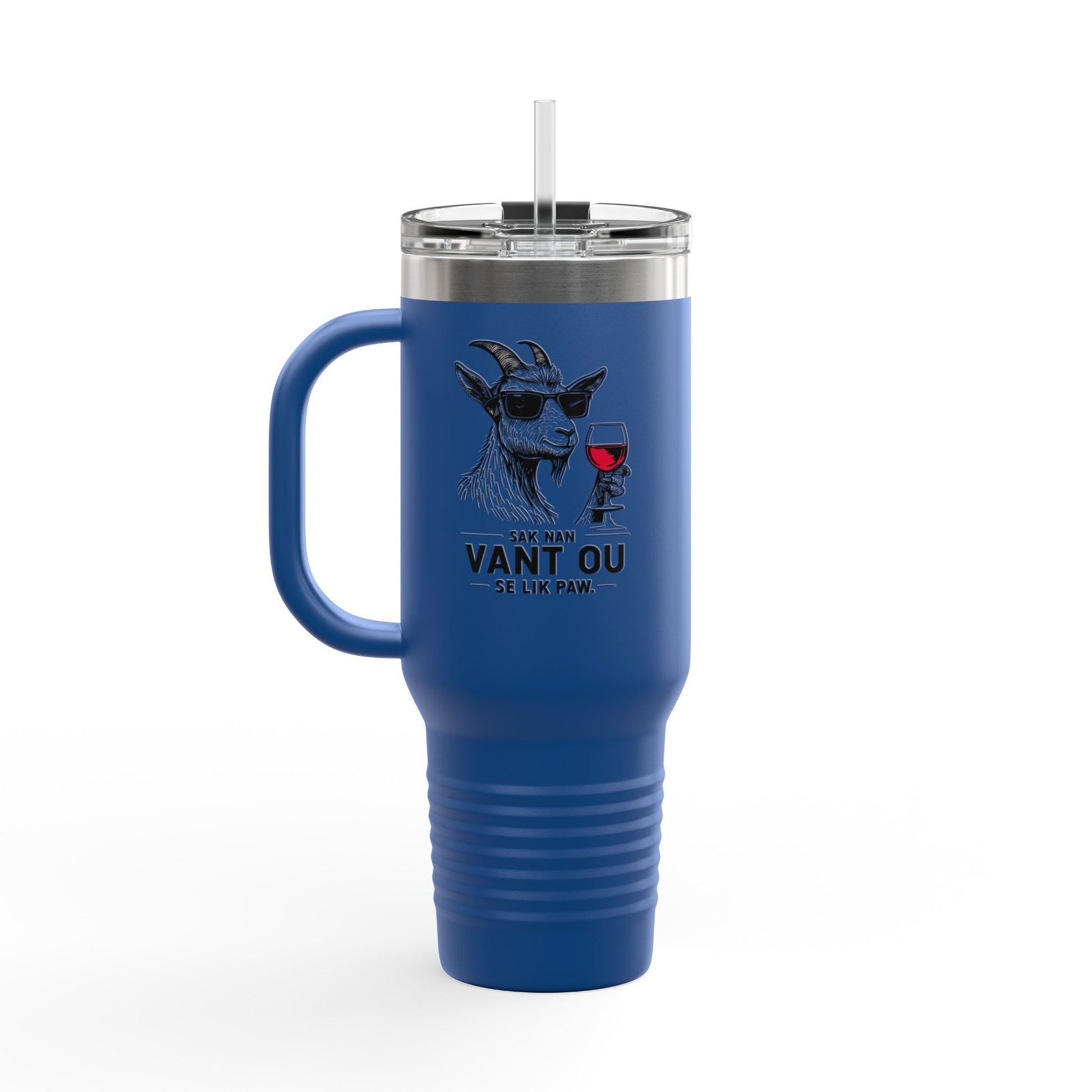 Zoe Kabrit Travel Mug - Funny Haitian Quote for Multiculturalism Aficionados, 40oz Insulated
