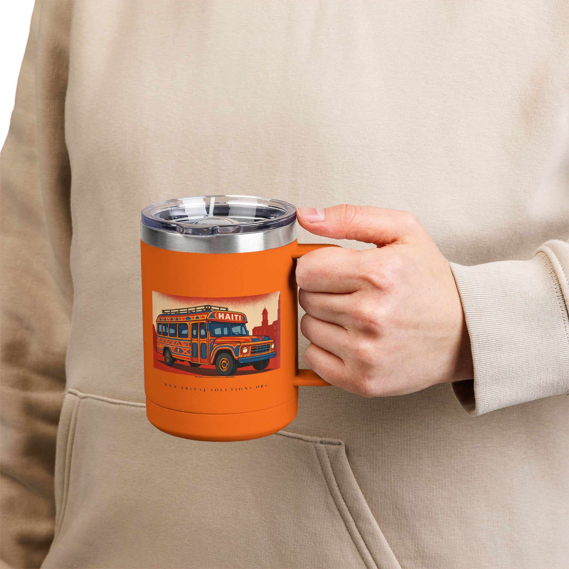 TapTap 1 Coffee Mug, Motivational Tumbler, Gift for Coffee Lovers, Unique Drinkware for Home, Office, Birthday Present