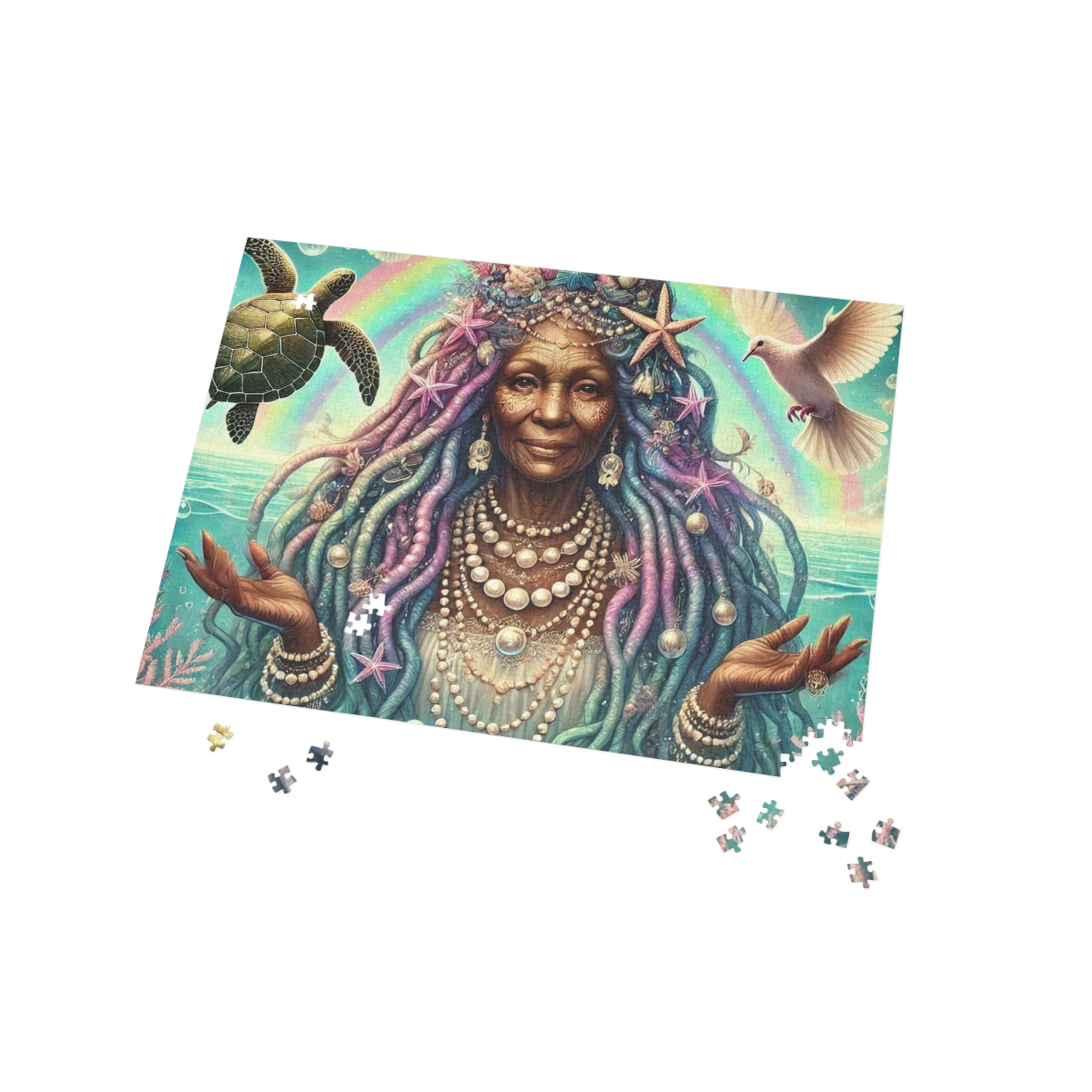 Puzzle - Mystical Mermaid Mother 1000-Piece