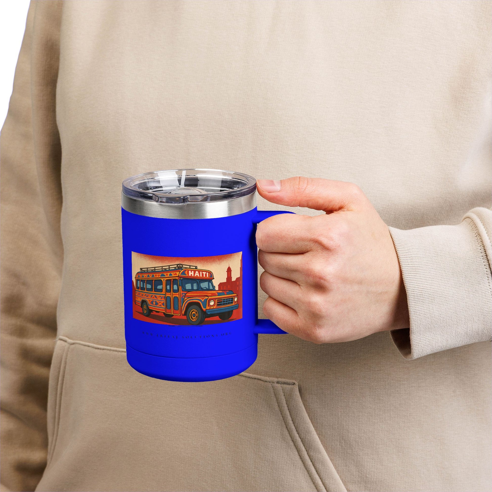 TapTap 1 Coffee Mug, Motivational Tumbler, Gift for Coffee Lovers, Unique Drinkware for Home, Office, Birthday Present