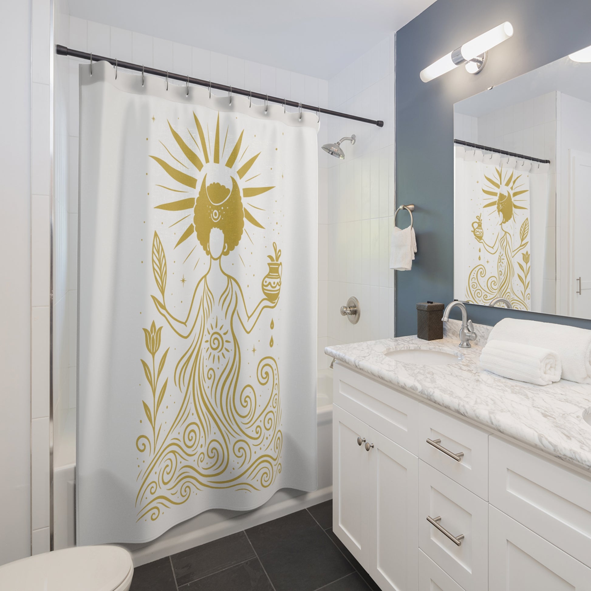 Oshun Goddess Shower Curtain