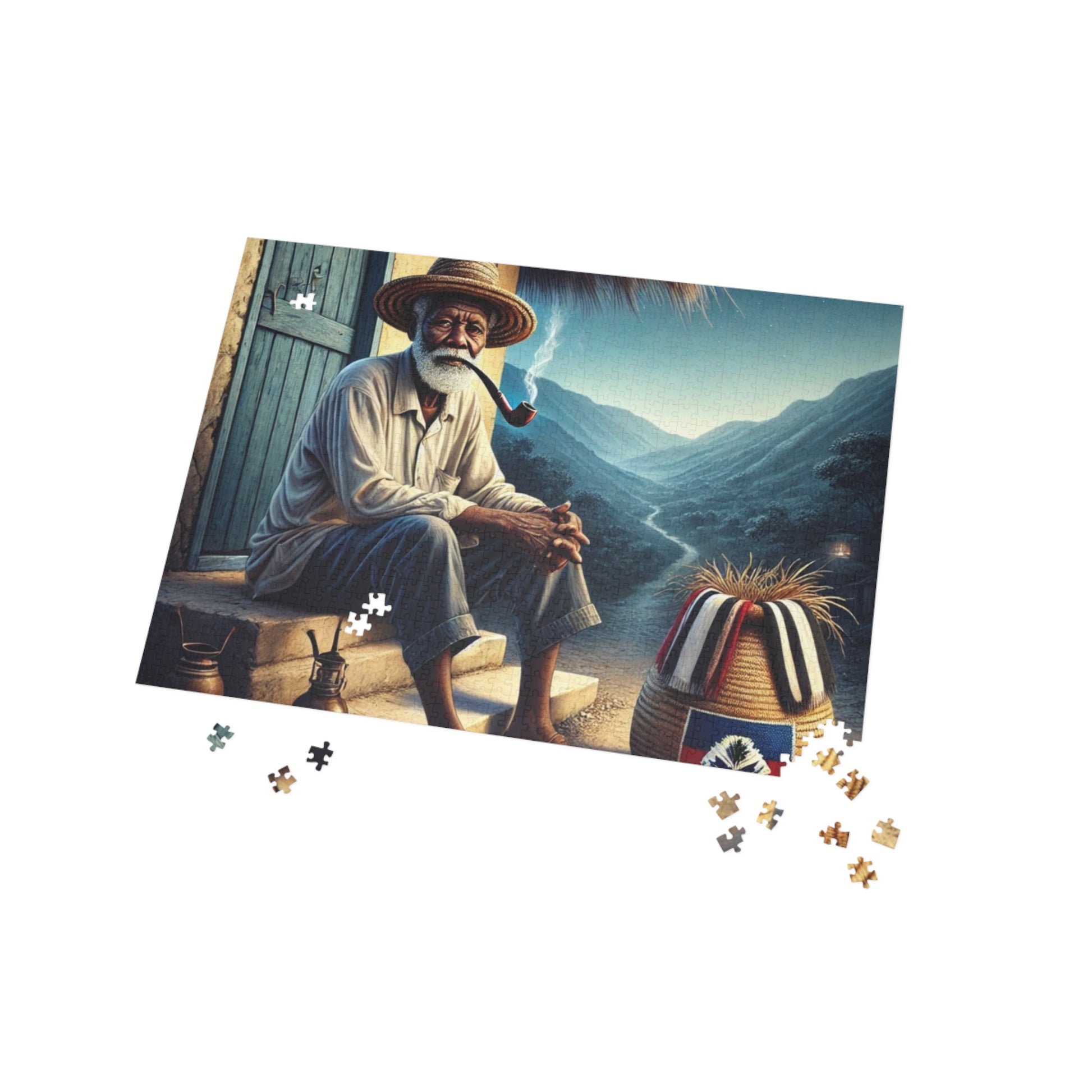 Lento Puzzle - 96, 252, 500, 1000 Pieces, Scenic Art Puzzle for Relaxation, Gift for Puzzle Lovers, Stress Relief Activity, [...]