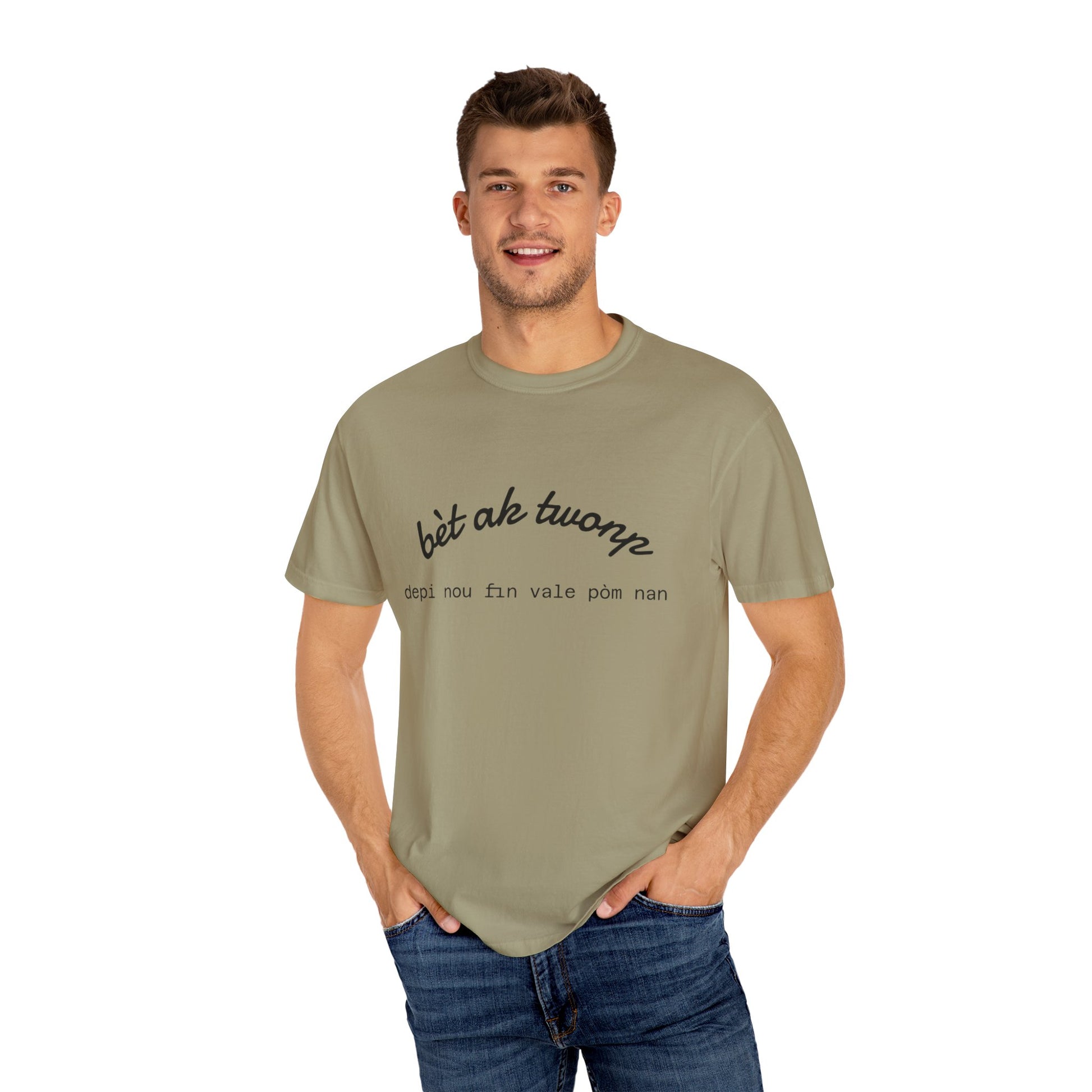 Bèt ak Twonp Funny Haitian Tee