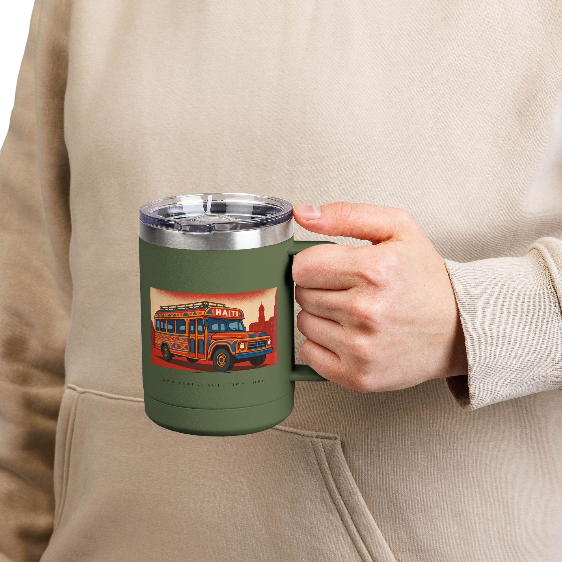 TapTap 1 Coffee Mug, Motivational Tumbler, Gift for Coffee Lovers, Unique Drinkware for Home, Office, Birthday Present