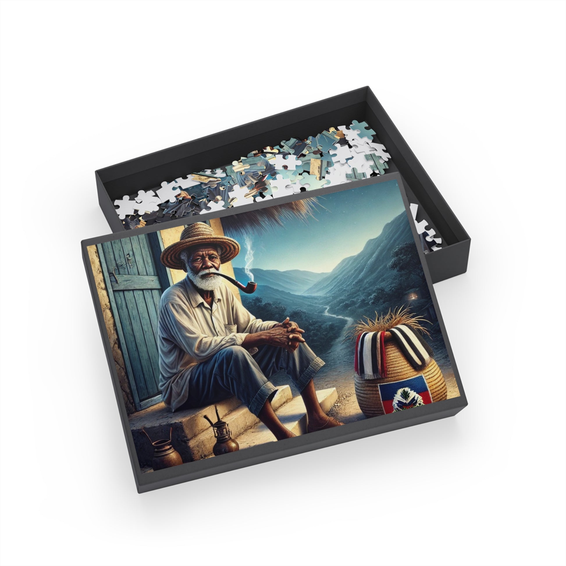 Lento Puzzle - 96, 252, 500, 1000 Pieces, Scenic Art Puzzle for Relaxation, Gift for Puzzle Lovers, Stress Relief Activity, [...]