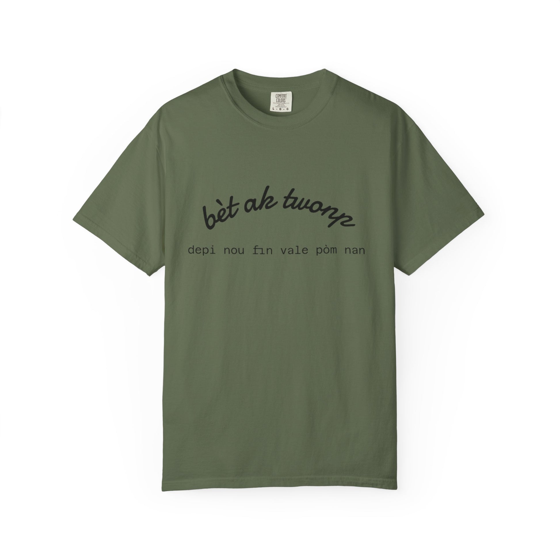 Bèt ak Twonp Funny Haitian Tee