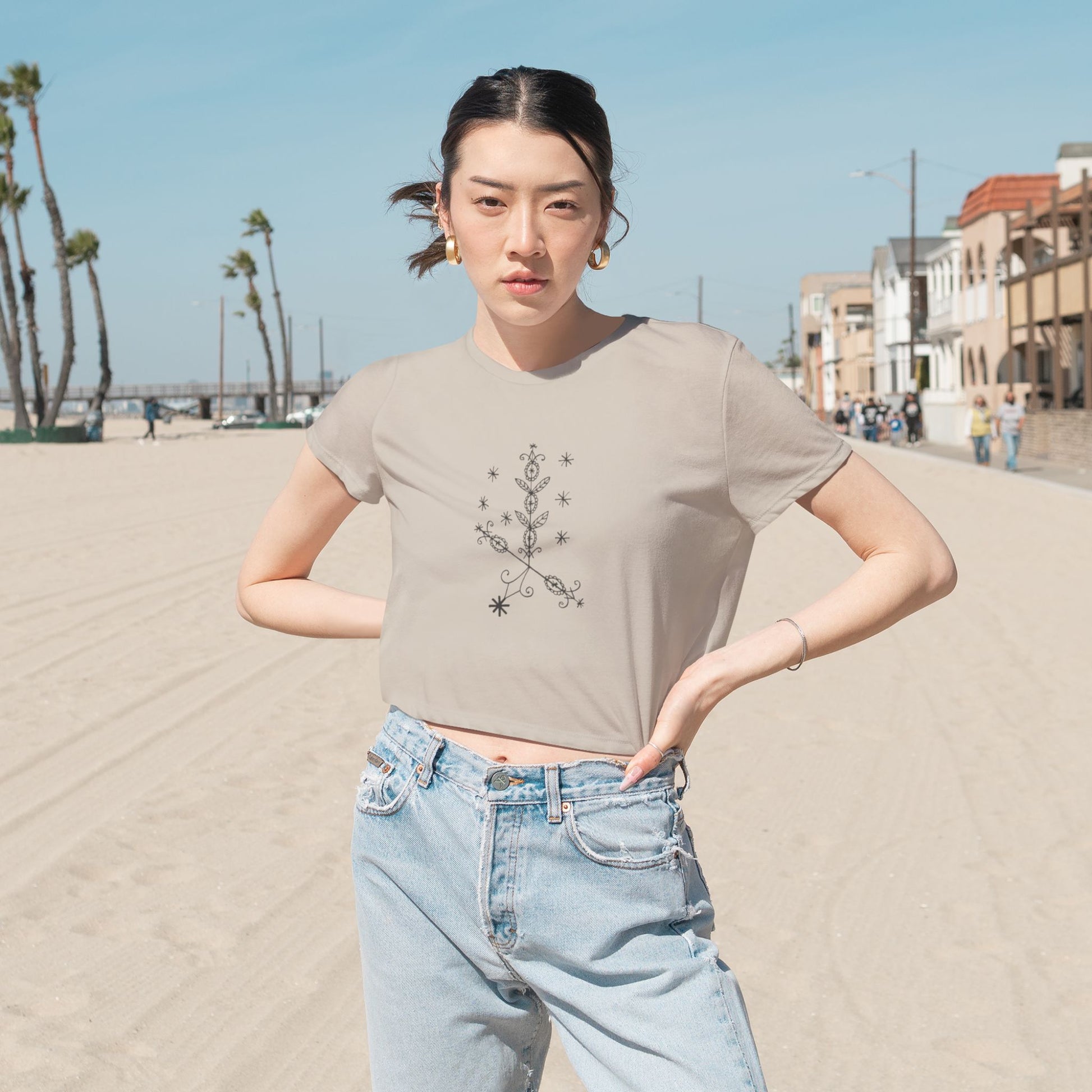 Filomiz Flowy Cropped Tee
