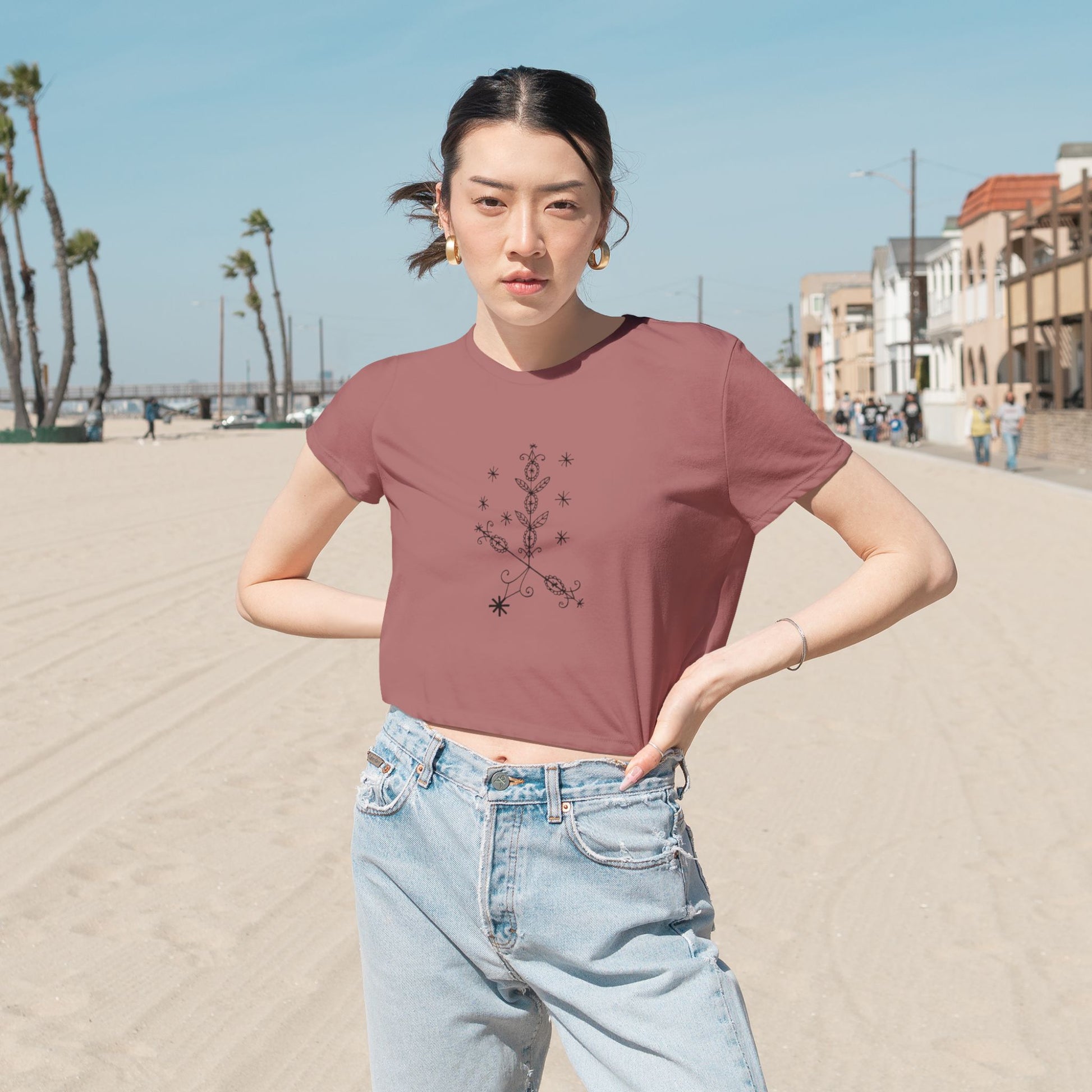 Filomiz Flowy Cropped Tee