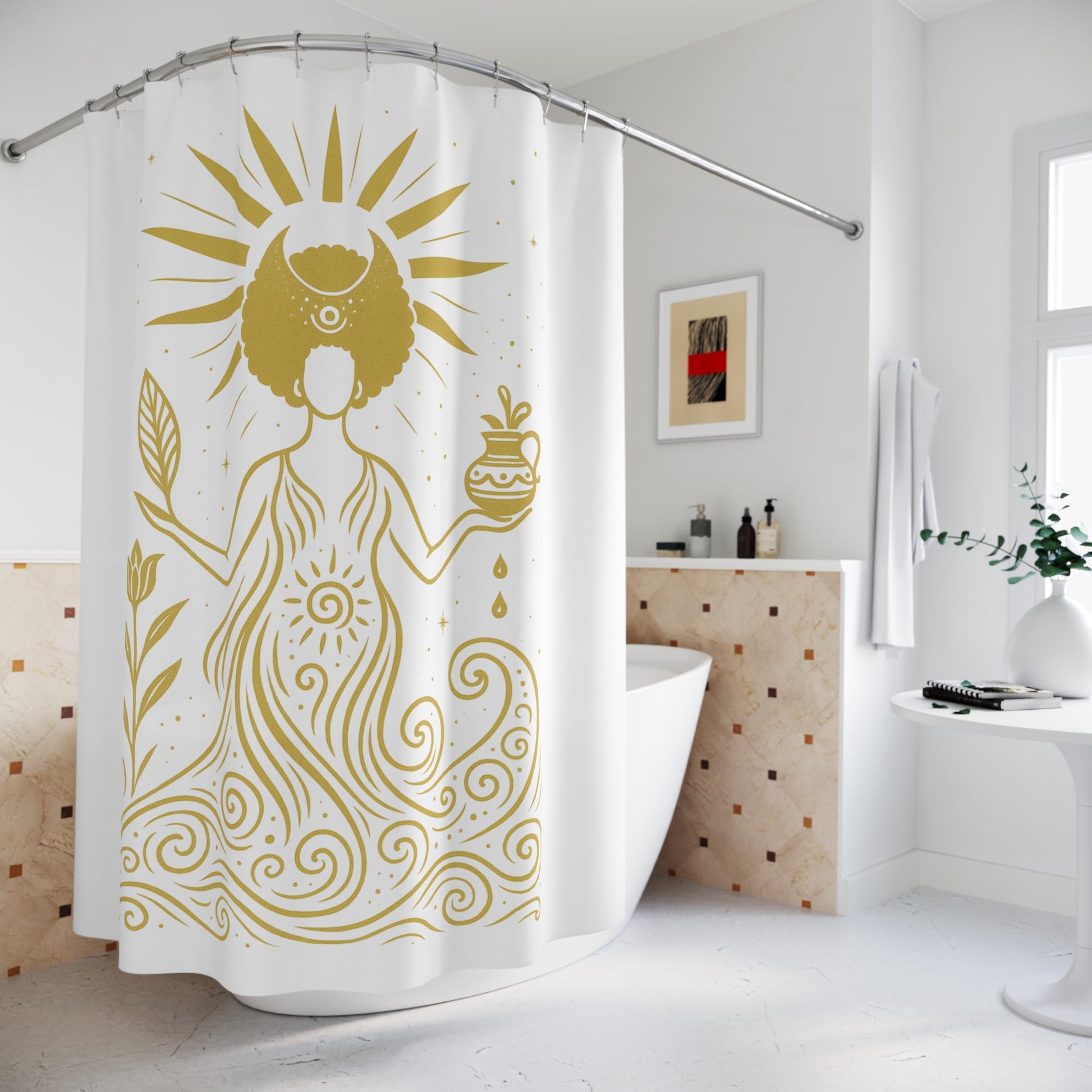 Oshun Goddess Shower Curtain