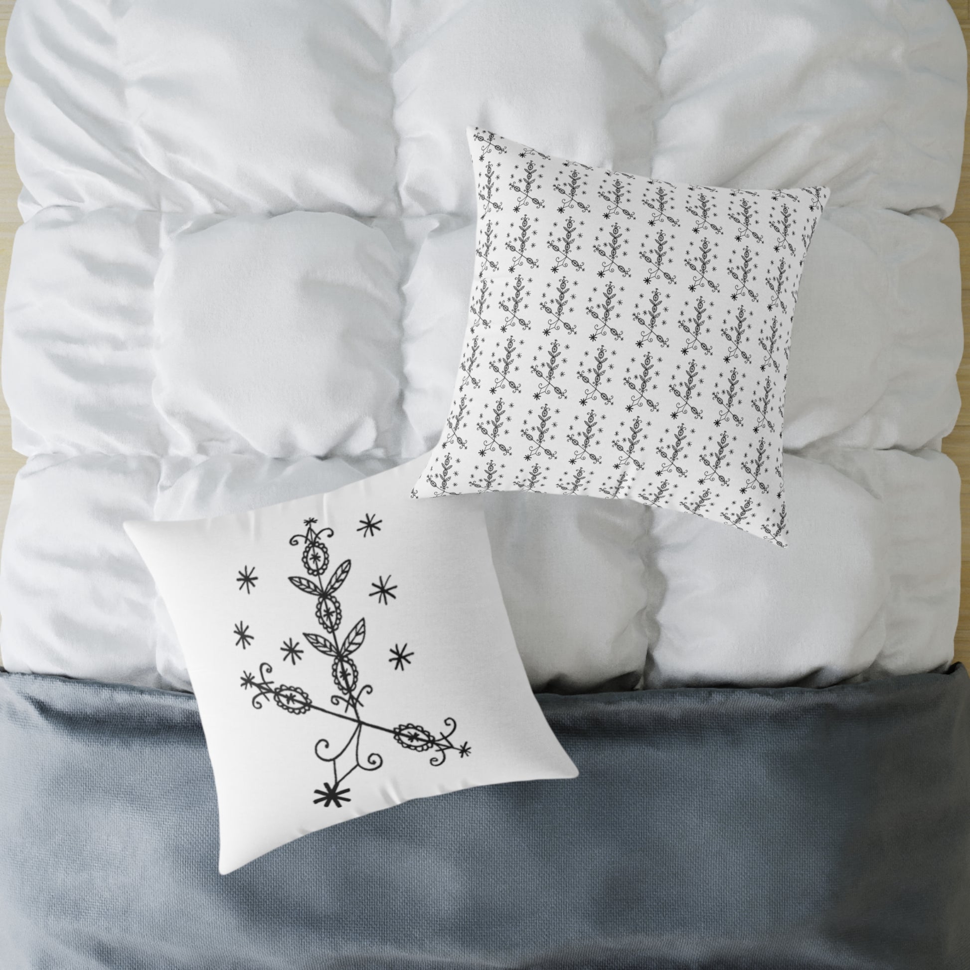 Filomiz Square Pillow, Double sides Cushion