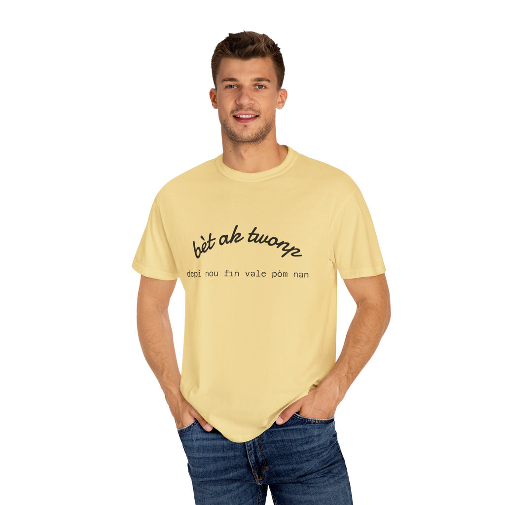 Bèt ak Twonp Funny Haitian Tee